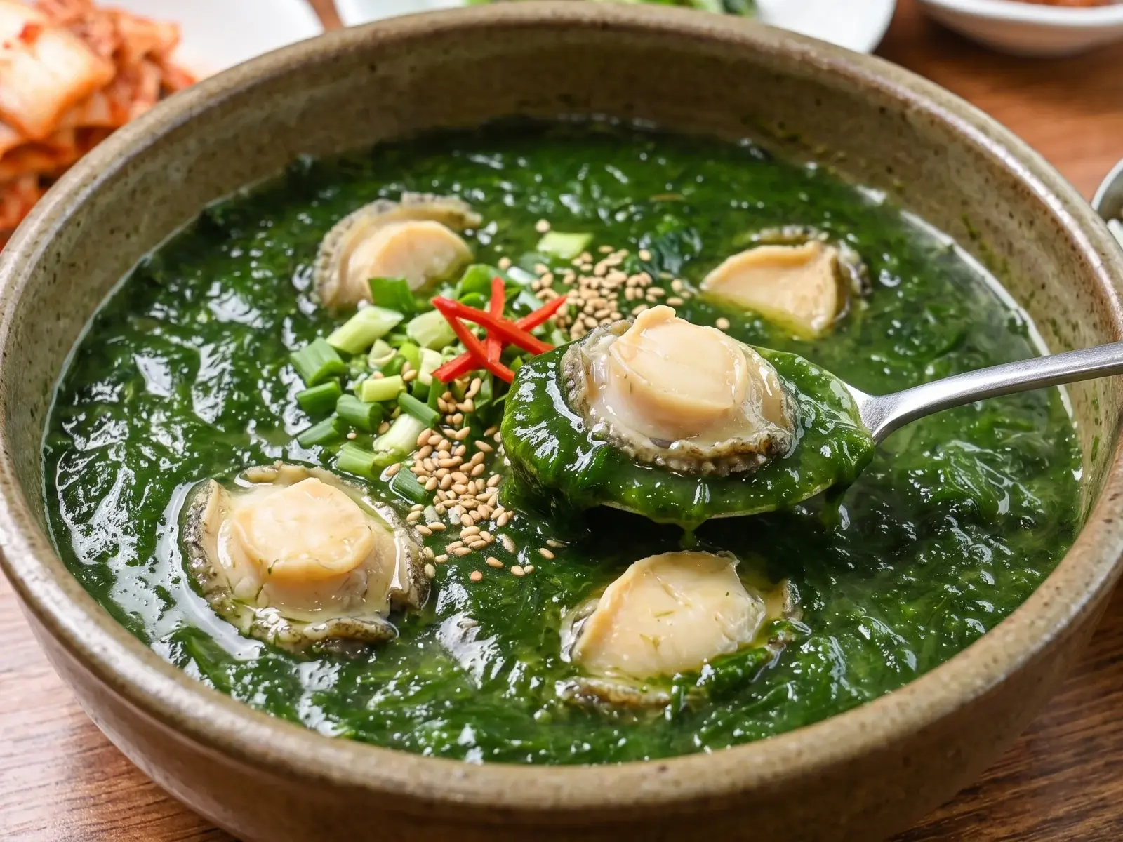 매생이 전복국