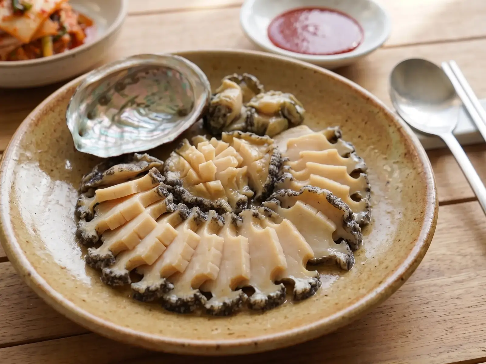 전복 숙회